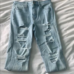 Distressed American Eagle Jeans